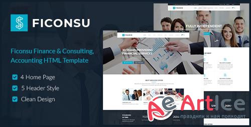 ThemeForest - Ficonsu v1.0 - Consultant Finance HTML Templates - 21956869
