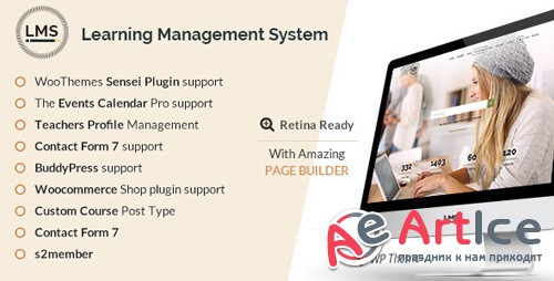 ThemeForest - LMS v5.1 - Learning Management System, Education LMS WordPress Theme - 7867581