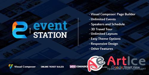 ThemeForest - Event Station v1.2.6 - Event & Conference WordPress Theme - 16019694