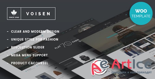 ThemeForest - Voisen v1.6.4 - WooCommerce Responsive Fashion Theme - 14595733