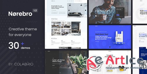 ThemeForest - Norebro v1.2.4 - Creative Multipurpose WordPress Theme - 20834703