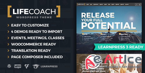 ThemeForest - Life Coach v2.1.2 - WordPress Theme - 19654782