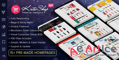 ThemeForest - KuteShop v3.1.2 - Multipurpose WooCommerce WordPress Theme - 13012521