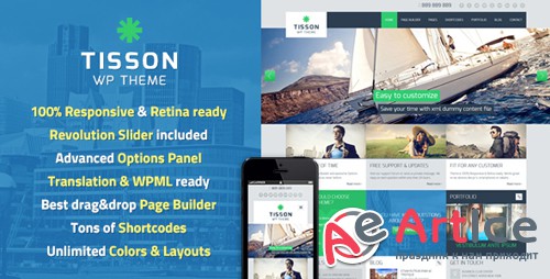 ThemeForest - Tisson v1.4 - WordPress Theme - 4891338