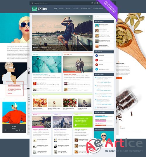 ElegantThemes - Extra v2.6 - WordPress Theme