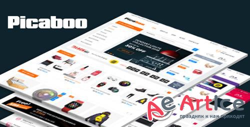 ThemeForest - Picaboo v1.0 - Responsive PrestaShop Theme - 21995474