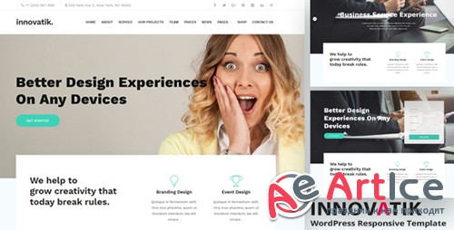 ThemeForest - Innovatik v1.2 - Corporate WordPress Theme - 21006356