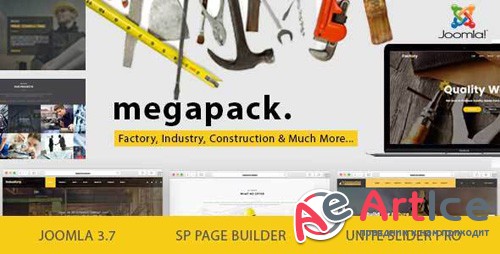 ThemeForest - Mega Pack v1.8 - Factory, Industry, Construction Joomla Template - 19596071