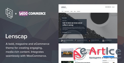 ThemeForest - Lenscap v1.4.2 - Magazine and eCommerce Theme - 18002812
