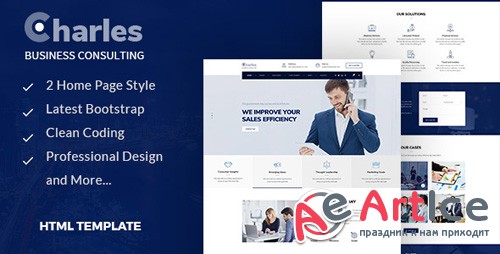 ThemeForest - Charles v1.0 - Business-Consulting HTML Template - 21992573