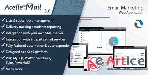 CodeCanyon - Acelle v3.0.15 - Email Marketing Web Application - 17796082 - NULLED