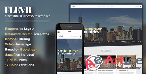ThemeForest - Flevr v1.0 - Business Site Template - 10029661