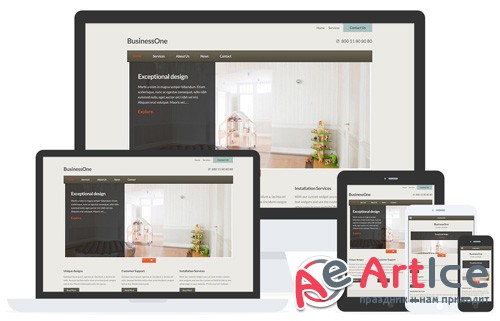 CSSIgniter - BusinessOne v2.2.2 - Beautiful Business WordPress Theme