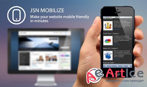 JoomlaShine - JSN Mobilize v1.3.1 - Easy-to-Use Joomla Mobilize Extension