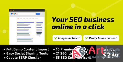 ThemeForest - SEO WP v1.9.5 - WordPress Theme for Digital Marketing Agency, Social Media & SEO Company - 8012838