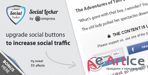 CodeCanyon - Social Locker for jQuery v2.3.1 - 3408941