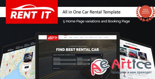 ThemeForest - Rentit v1.5.3 - Car / Bike / Vehicle Rental WordPress Theme - 15085707