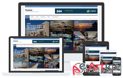 CSSIgniter - Neuton v1.6 - News/Magazine WordPress Theme
