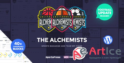ThemeForest - Alchemists v3.0.9 - Sports Club and News WordPress Theme - 20256220 - NULLED