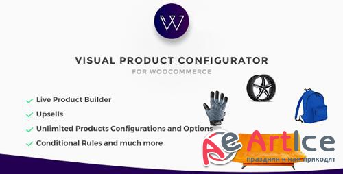 CodeCanyon - Woocommerce Visual Products Configurator v5.4 - Customize and Configure any Product Visually - 9058551