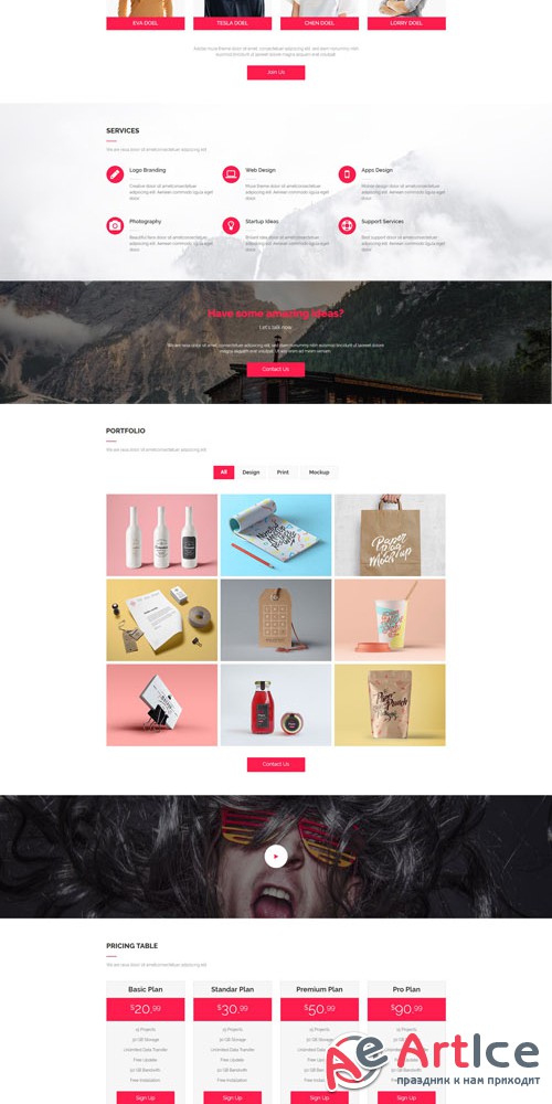 Rometheme - Raisa - Creative multipurpose Muse Template