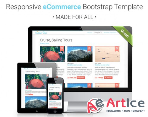 YT Low Design - Responsive eCommerce Bootstrap Template
