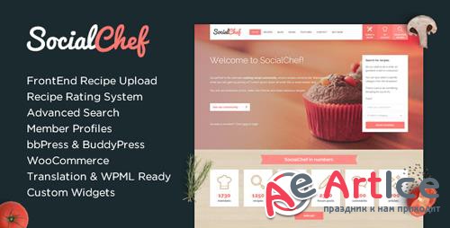 ThemeForest - SocialChef v1.31.1 - Social Recipe WordPress Theme - 6786673