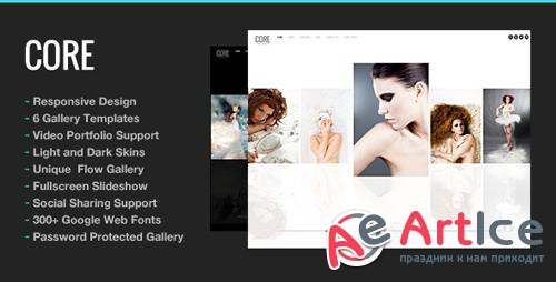 ThemeForest - Core v5.7.1 - Minimalist Photography Portfolio - 240185