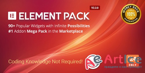 CodeCanyon - Element Pack v2.3.0 - Addon for Elementor Page Builder WordPress Plugin - 21177318