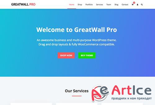 HappyThemes - GreatWall Pro v1.6 - WordPress Multi-Purpose Theme