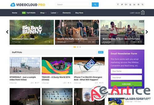 HappyThemes - VideoCloud Pro v1.1 - WordPress Video Theme