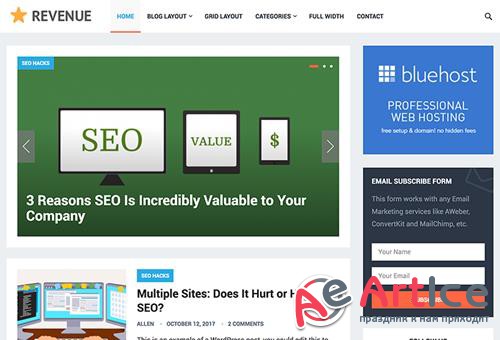 HappyThemes - Revenue Pro v1.4 - WordPress Blog & Magazine Theme