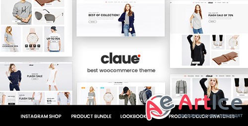 ThemeForest - Claue v1.4.0 - Clean, Minimal WooCommerce Theme - 18929281
