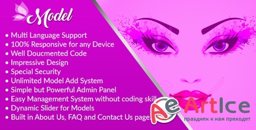 CodeCanyon - Model - Dynamic Model Agency Portfolio and Management System (Update: 3 May 17) - 19792056