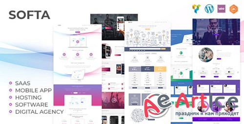 ThemeForest - Softa v1.2.2 - SaaS, Software & WebApp for SaaS/Software WordPress Theme - 20868500