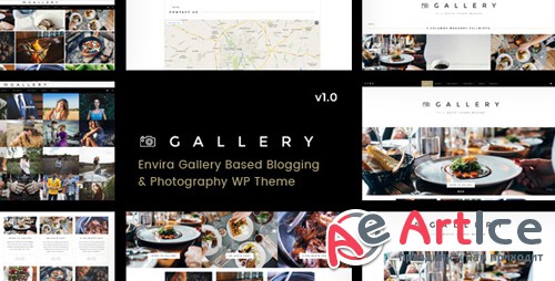 ThemeForest - Gallery v1.0.3 - Blogging & Envira Gallery WordPress Theme - 16951938