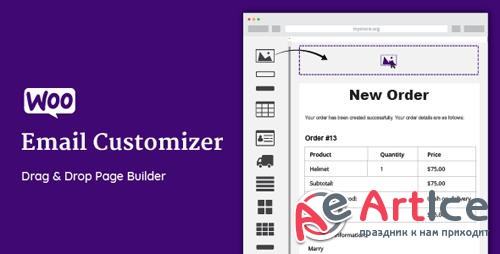 CodeCanyon - WooCommerce Email Customizer with Drag and Drop Email Builder v1.4.31 - 19849378