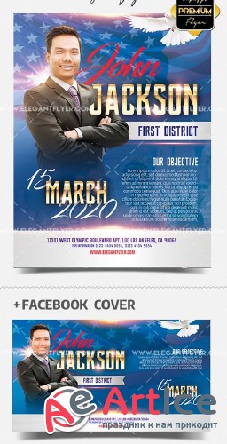Political Election Flyer V5 2018 Flyer Template