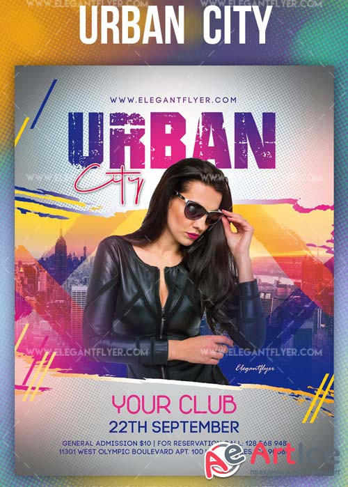 Urban City V1 2019 Flyer PSD Template