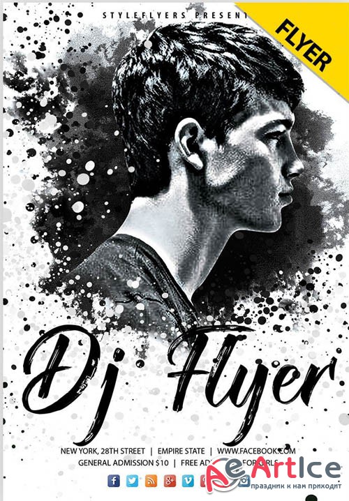 Dj Flyer V0108 2019 PSD Flyer Template