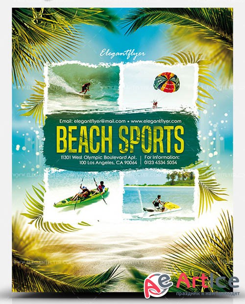 Beach Sports V0708 2019 PSD Flyer Template