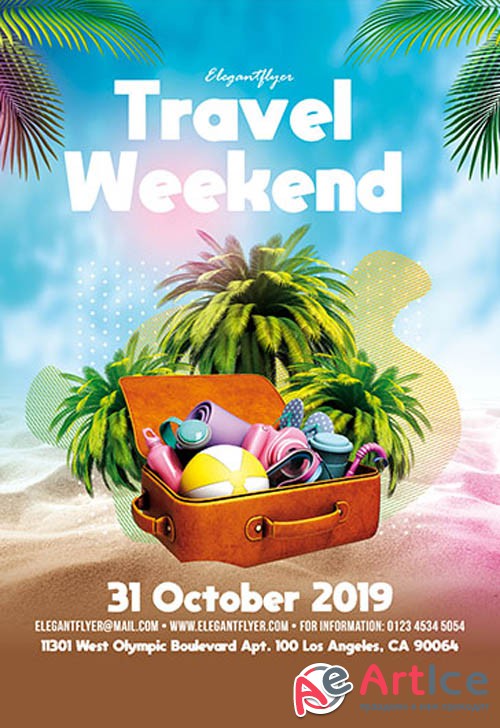 Weekends V3110 2019 PSD Flyer Template