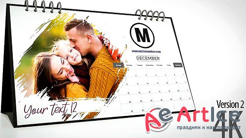 3D Table Calendar Album 338963 - After Effects Templates