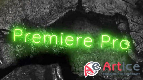 Neon Typography 310527 - Premiere Pro Templates